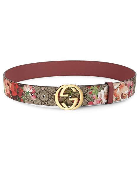 metal flower gucci belt|women authentic gucci belt.